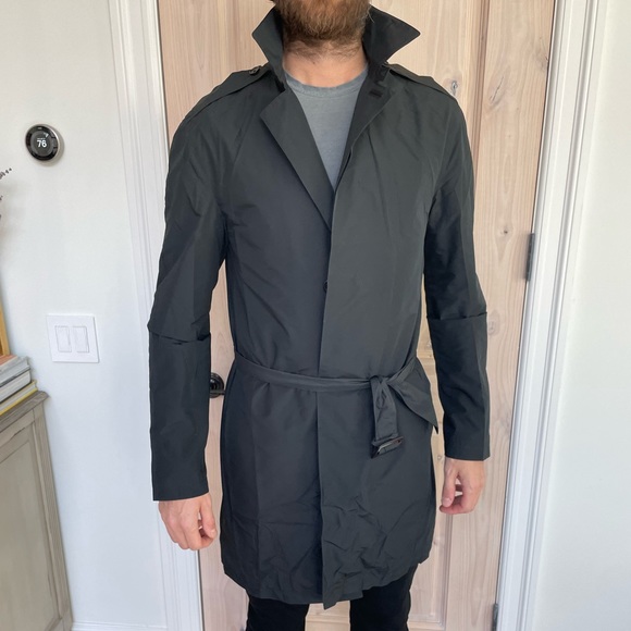 Louis Vuitton men’s black trench